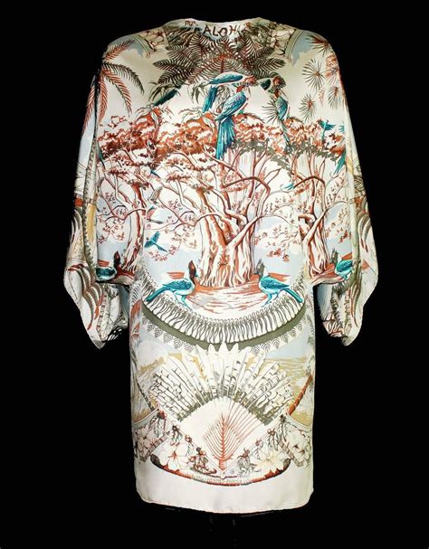 hermes silk kaftan